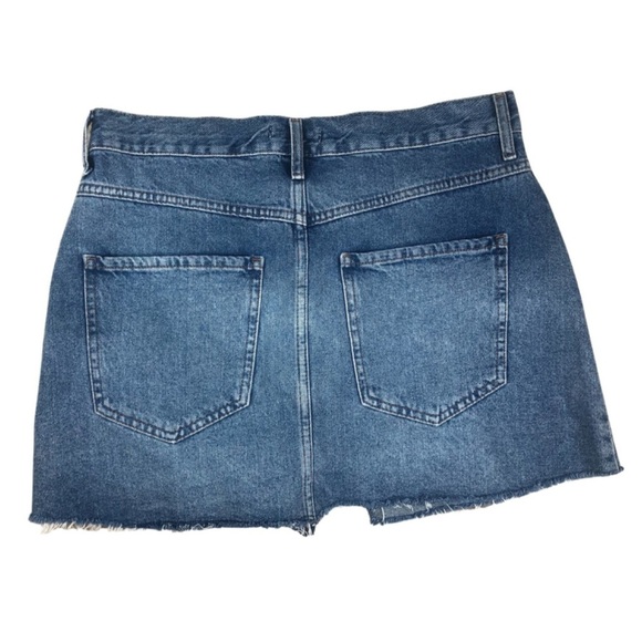 Forever 21 Women’s Classic Denim High Waist Mini Medium Wash Retro Jean Skirt - Picture 8 of 11
